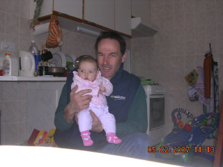 Lydia with Daddy Dale !